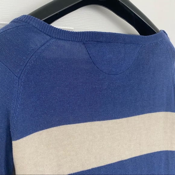 Wilfred Free | Vintage Blue and White Striped Starboard Sweater - Picture 9 of 14